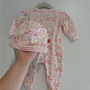 Magnificent Baby Pink Animal Print One Piece